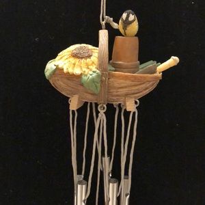 Wind Chimes Bird in a Basket